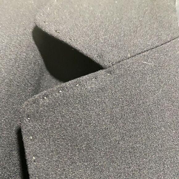 Lafayette 148  Navy Blue Blazer Jacket Size 10 Button Closure Dress Up - Picture 5 of 11